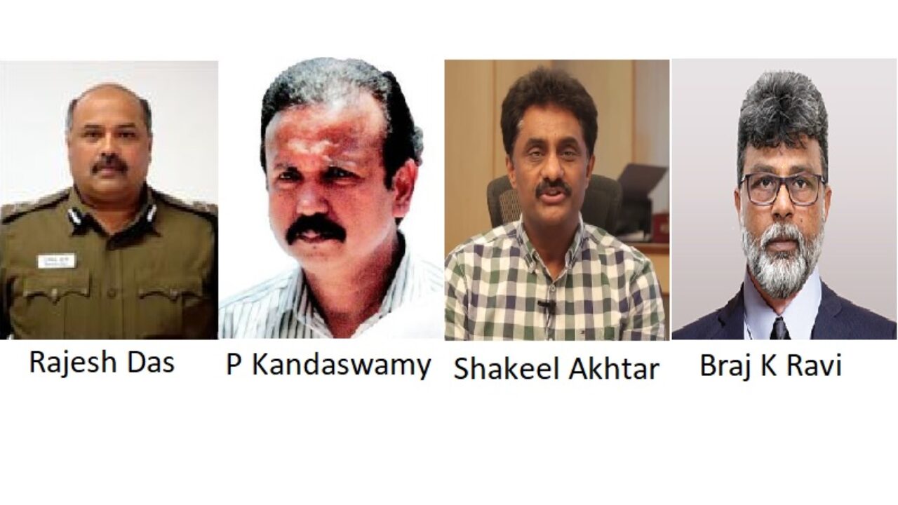 Tamil Nadu Four Ips Officers Promoted To Dgp Rank Legendofficers Com