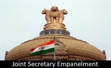 Empanelment of ten officers at Joint Secretary level in GoI Joint Secretary Empanelment