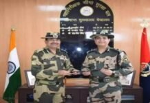 Pradip Kumar takes charge of BSF Meghalaya frontier