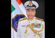 Vice Admiral Suraj Berry took over as new Chief of Personnel of Indian Navy