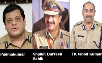 Kerala: Who will be the next DGP, K Padmakumar or Shaikh Darvesh Sahib or TK Vinod Kumar?
