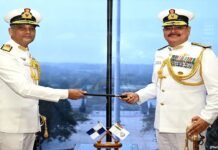 Vice Admiral Vineet McCarty takes over as Indian Naval Academy’s new Commandant