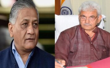 Speculation Abounds: General V K Singh may become LG of J&K; Manoj Sinha eyed for Ghazipur Lok Sabha seat
