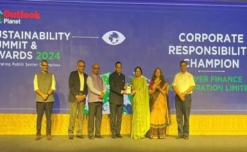 PFC wins CSR award at Outlook Planet Sustainability Summit & Awards 2024 PFC wins CSR award