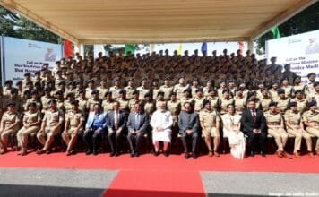 PM Modi interacts with IPS probationers of 76 RR
