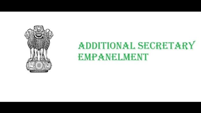 Additional Secretary Empanelment
