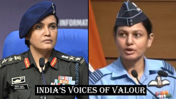 sofiya+Vyomika Col Sofiya Qureshi, Wg Cdr Vyomika Singh