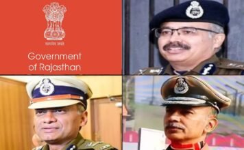 Rajasthan: UPSC sends 3 names for DGP post; Rajeev Sharma is frontrunner