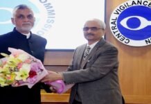Former IPS officer Praveen Vashista takes oath as Vigilance Commissioner in CVC