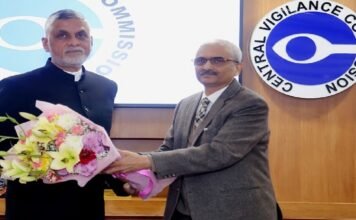 Former IPS officer Praveen Vashista takes oath as Vigilance Commissioner in CVC