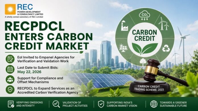 REC RECPDCL Expands Into Carbon Credit Sector With New EoI for Agencies