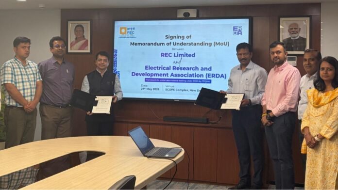 REC Limited ERDA MoU REC Limited Signs MoU with ERDA for Better Quality Checking Under RDSS