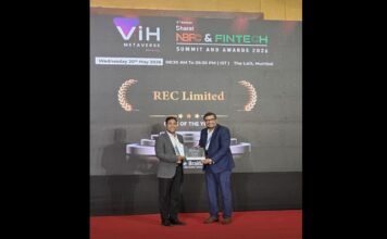 REC Receives “NBFC of the Year” Award at Bharat NBFC & FinTech Summit & Awards 2026