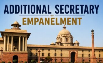 ACC empanels 3 officers for Additional Secretary level posts at Centre