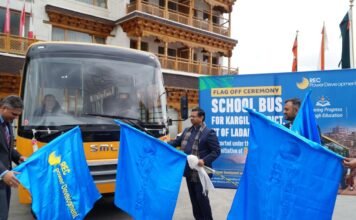 RECPDCL extends ₹1.25 crore CSR support for Kargil; school bus flagged off