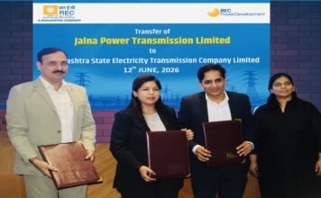 RECPDCL Hands Over Jalna Power Transmission Project to Mahatransco