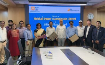 RECPDCL Hands Over Mekhali Power Transmission Limited, a SPV of Intra State Transmission Project of Karnataka, to M/s Dilip Buildcon Limited