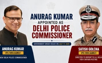 Anurag Kumar appointed Delhi Police Commissioner; replaces Satish Golcha