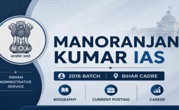 Manoranjan Kumar IAS Bihar: Batch, Rank, Edu. & Current Posting Manoranjan Kumar IAS Bihar