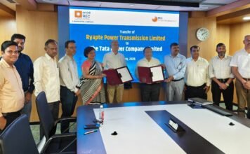 RECPDCL hands over Ryapte Power Transmission SPV to Tata Power