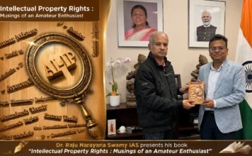 Dr Raju Narayana Swamy Releases 37th Book, Explores Intellectual Property Rights