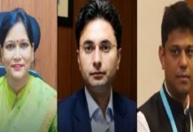 Three IAS officers empanelled for holding Joint Secretary level posts in Government of India