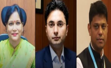 Three IAS officers empanelled for holding Joint Secretary level posts in Government of India