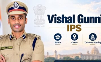 Vishal Gunni IPS Biography: Batch, Cadre, Edu., Career and Current Posting Vishal Gunni IPS