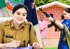 Woman IPS in saree firing AK-47 during Dussehra ritual triggers heated debate Ankita Sharma IPS