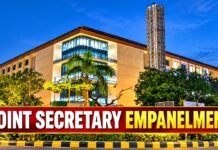 19 Officers Empanelled for Joint Secretary Posts in Government of India