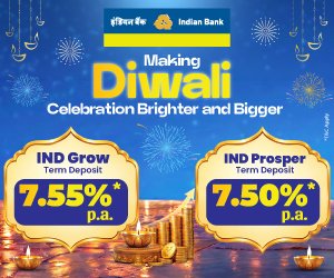 Indian Bank Term Deposits Banner