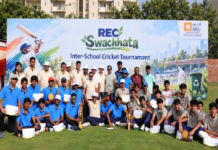 REC Swachhata Inter-School Cricket Tournament Concludes Successfully, Promoting Sportsmanship and the Spirit of Swachhata